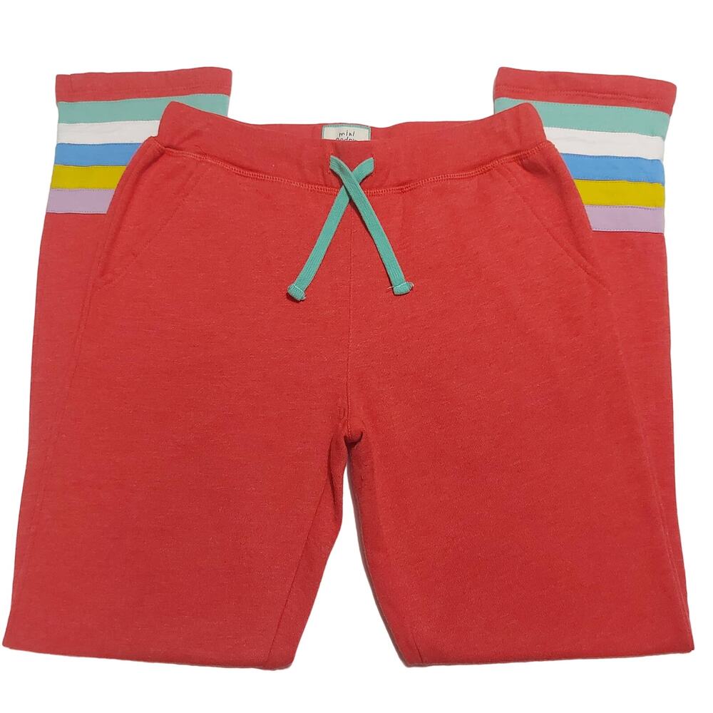 Mini Boden striped cuff joggers